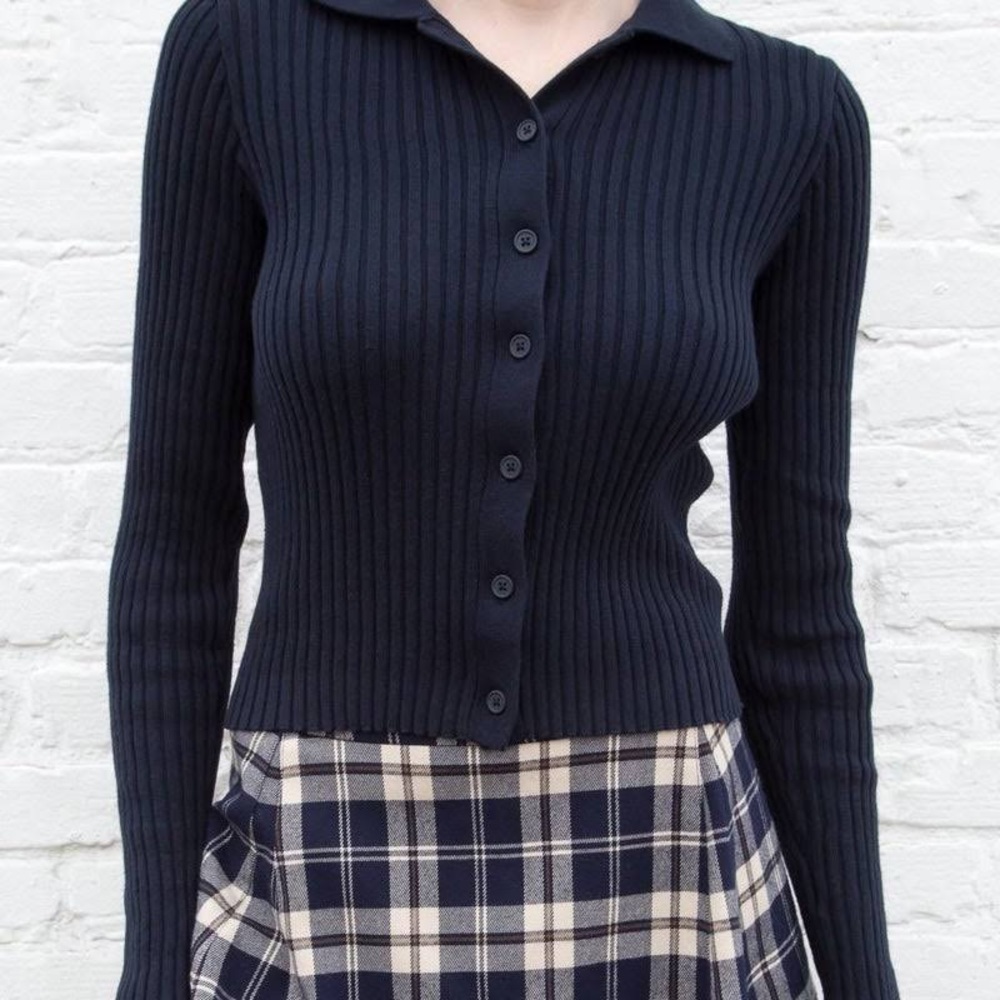 Brandy Melville Bridget Collared Top